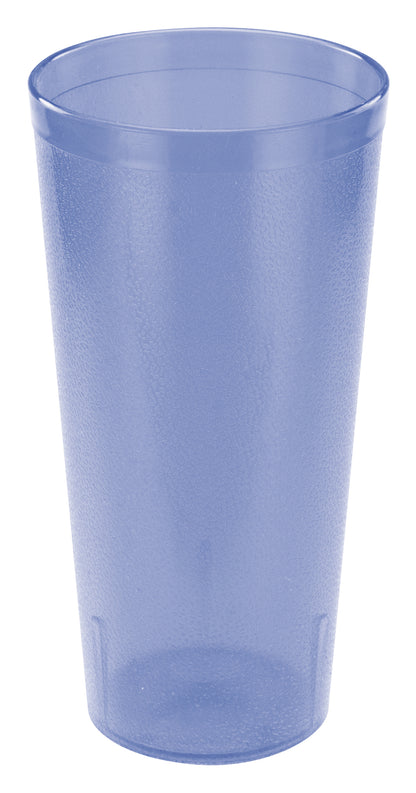 Winco PTP-24B 24oz. Blue Pebbled Tumblers
