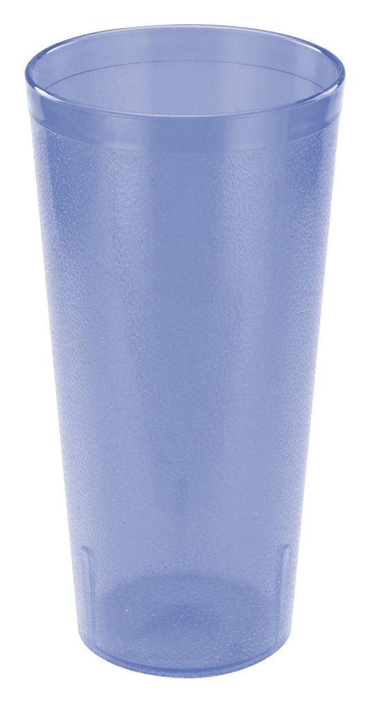 Winco PTP-24B 24oz. Blue Pebbled Tumblers