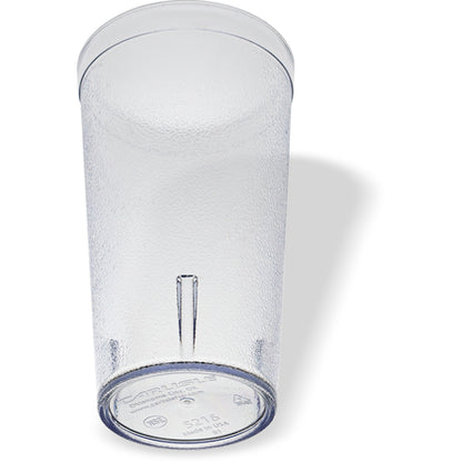 Carlisle 521607 16 oz Clear SAN Stackable Plastic Tumbler
