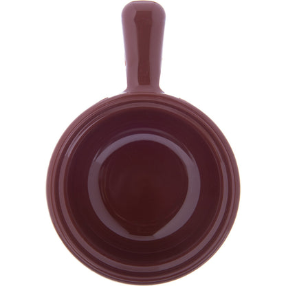 Carlisle 700628 8 oz Lennox Brown Handled Soup Bowl