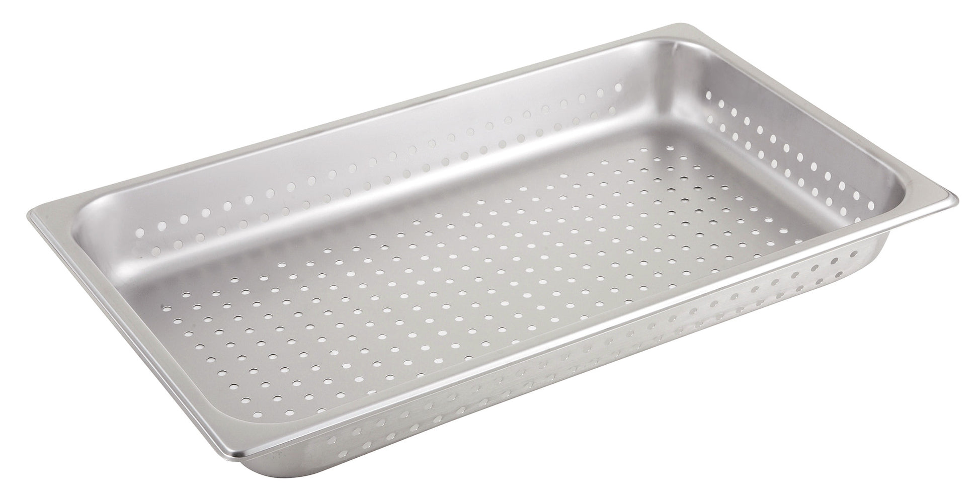 Winco SPFP2 Full-size Stainless Steel Perforated Steam Pan, 2-1/2" Deep