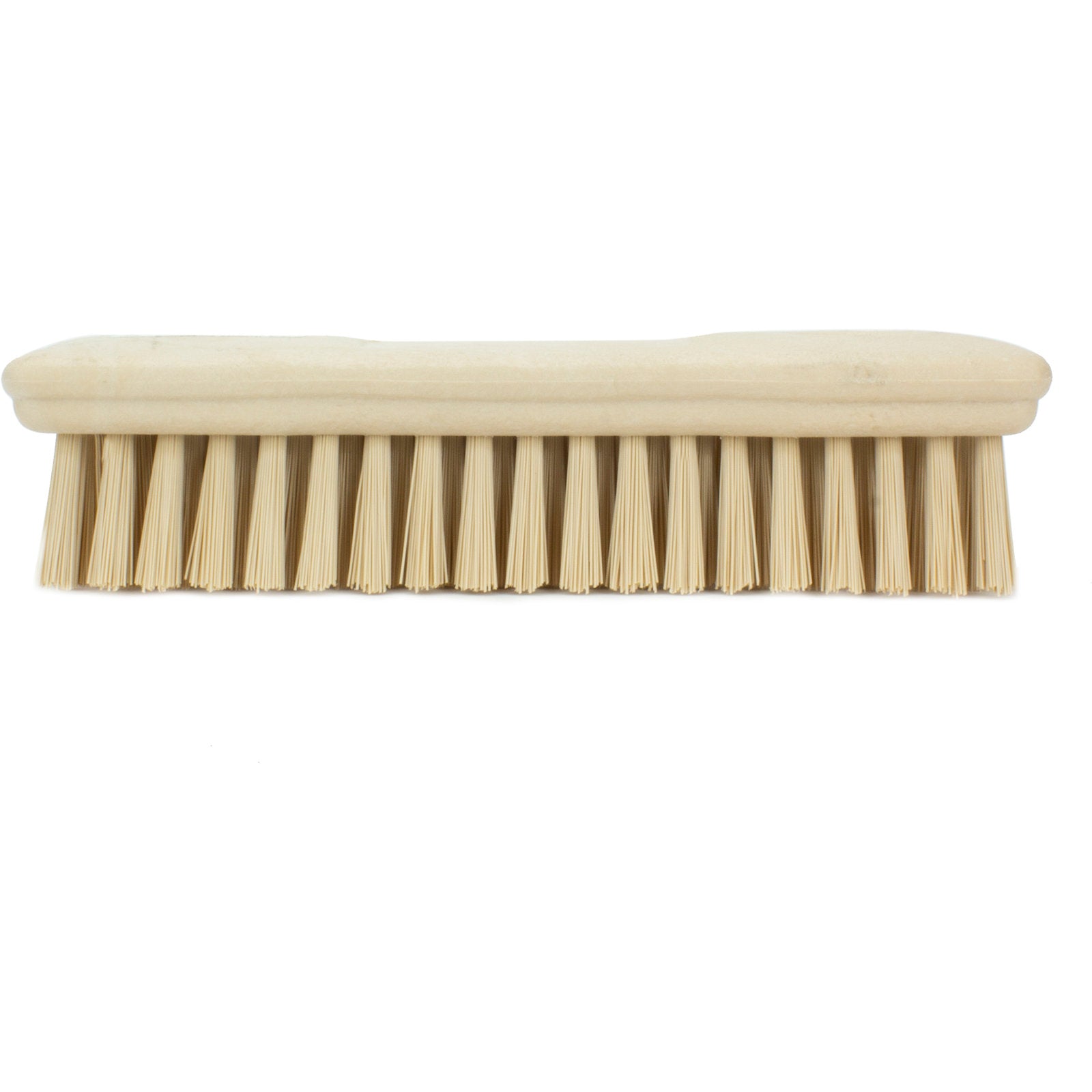 Carlisle 42024EC25 8" Tan Comfort Grip Hand Scrub Brush