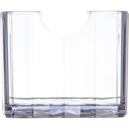 Carlisle 454907 20 pkts Clear SAN Crystalite Sugar Caddy