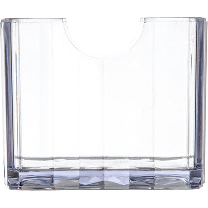 Carlisle 454907 20 pkts Clear SAN Crystalite Sugar Caddy