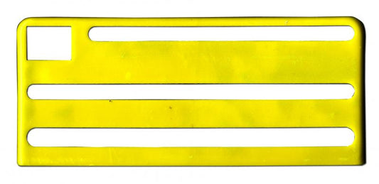 Omcan 12925 Yellow Insert for Extra Small Stainless Steel Knife Racks