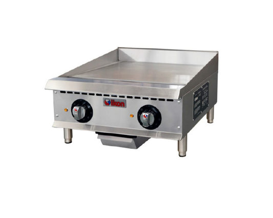 Ikon ITG-24E 24" Electric Countertop Thermostat Griddle
