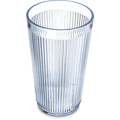 Carlisle 401207 12.3 oz Clear SAN Crystalon Stack-All Tumbler