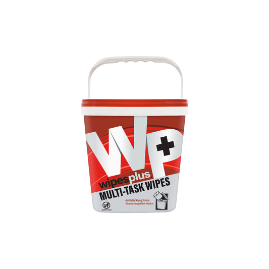 WipesPlus 38030 Red Square Multi-Task Buckets & Red Lids 4