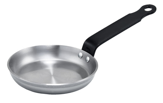 Winco CSPP-4 4-3/4" Polished Carbon Steel (Spain) Blini Pan
