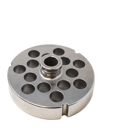 Omcan 11178 #52 Three Notches/Round Stainless Steel Machine Plate with Hub, 19.2 mm (3/4")
