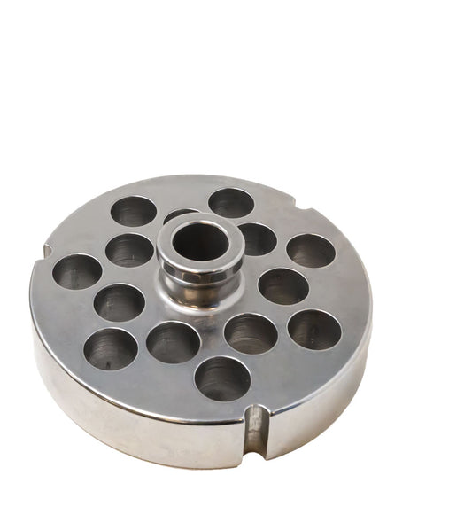 Omcan 11178 #52 Three Notches/Round Stainless Steel Machine Plate with Hub, 19.2 mm (3/4")