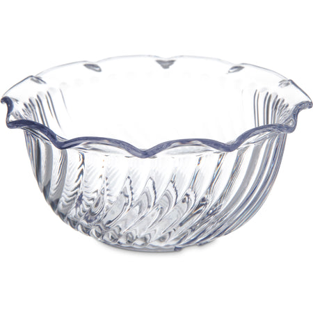 Carlisle 453507 8 oz Clear SAN Tulip Bowl