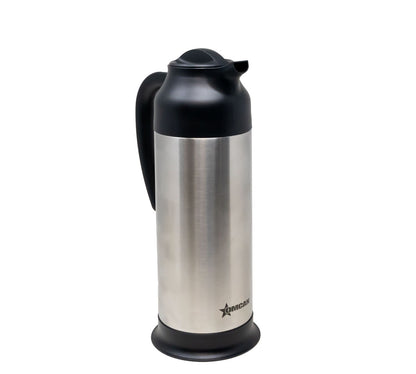Omcan 47444 34 Oz. (1 L) Stainless Steel Insulated Thermal Coffee Carafe / Server