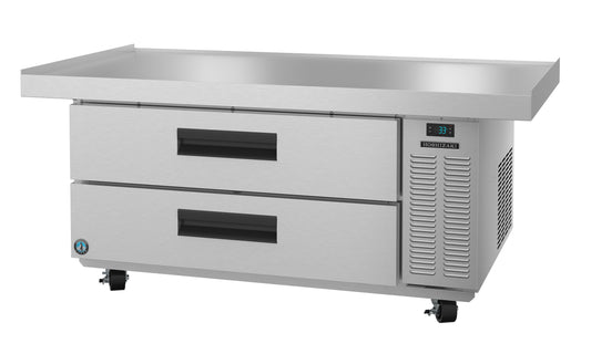 Hoshizaki CR60A One Section Stainless Drawers Chef Base Prep Table Refrigerator