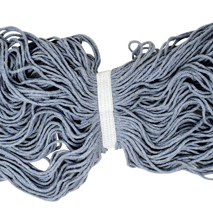 Omcan 80870 32 oz / 800 g Blue Yarn Mop Head - Loop End