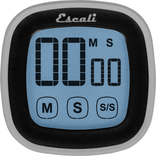 San Jamar TMDGTS Black ABS Touch Screen Digital Timer