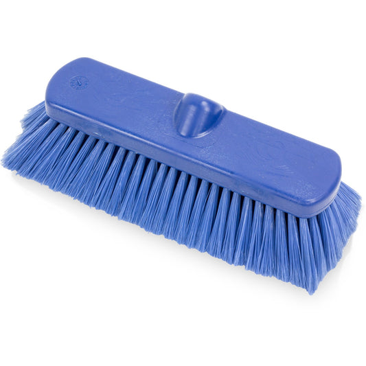 Carlisle 41278EC14 10" Blue Color Coded Flo-Thru Wall & Equipment Brush