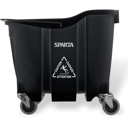 Sparta 7690403 35 Qt Black Polypropylene OmniFit Mop Bucket Only