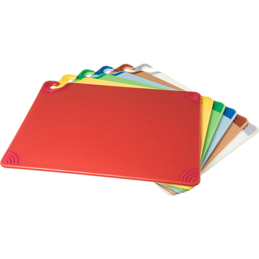 San Jamar CBG1824KC 18" x 24" x 0.5" Saf-T-Grip Cutting Board