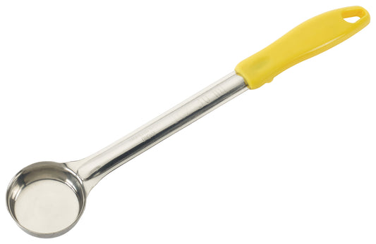 Winco FPS-1 1 oz. Yellow Stainless Steel Solid Food Portioner