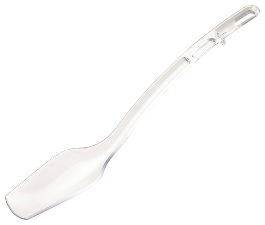 Winco CVBS-10C 3/4 oz. 10" Clear Curved Polycarbonate Buffet Spoon