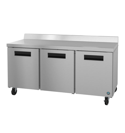 Hoshizaki WR72B Three Section Stainless Doors Worktop Refrigerator