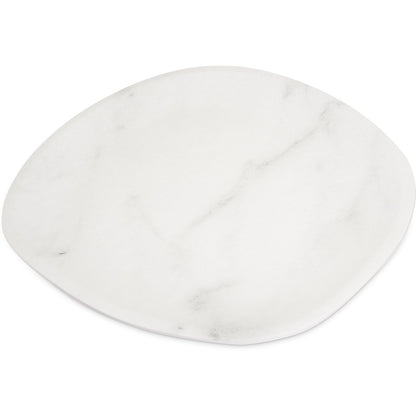 Carlisle 5310237 13" Marble Oblong Ridge Melamine Platter