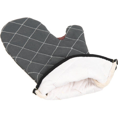 Carlisle 800FG15-BK 15" Black Poly/Cotton Blend Bestguard Ovenmitt