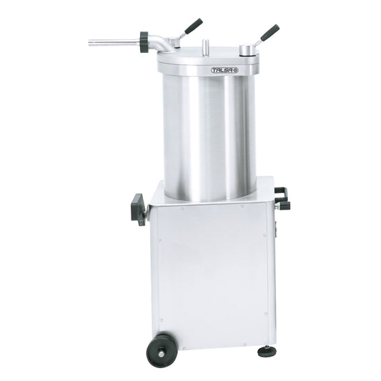 Omcan 46103 Stainless Steel Hydraulic Piston Sausage Stuffer - 220V, 1800W with 3Ph