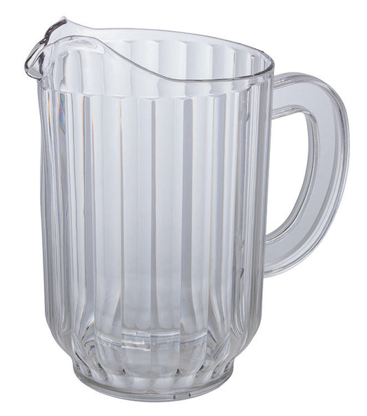Winco WPC-60 60oz. Clear Polycarbonate Water Pitcher