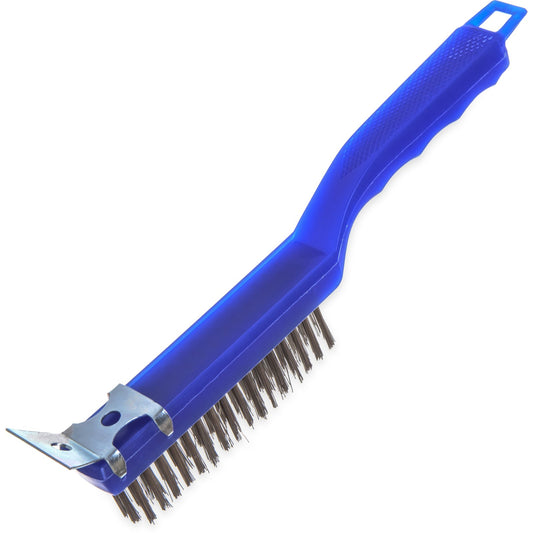Carlisle 4067200 11-3/8" Blue Sparta Scratch Brush