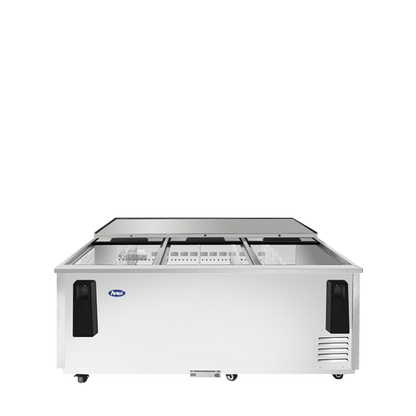 Atosa MBC80GR 21.2 cu. ft. 80" Stainless Steel Exterior Bottle Cooler