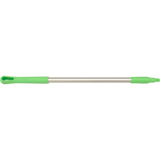 Carlisle 40246EC75 30" Lime Natural Aluminum Handle with Color-Coded Tip and Hang Up Cap