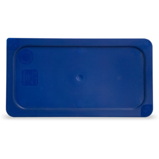 Carlisle 3058060 1/3 Size Dark Blue Polyethylene Smart Lids Food Pan Lid