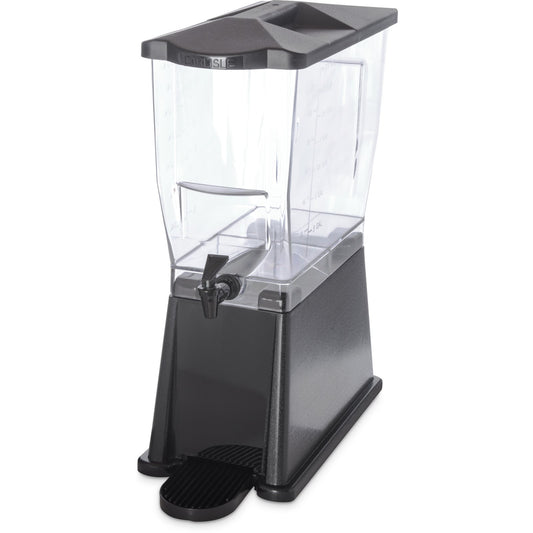 Carlisle 1085203 3.5 Gallon Black TrimLine Economy Beverage Dispenser