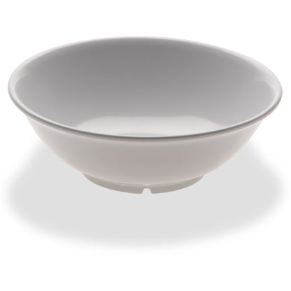 Carlisle 4373802 36 oz White Melamine Footed Serving Bowl