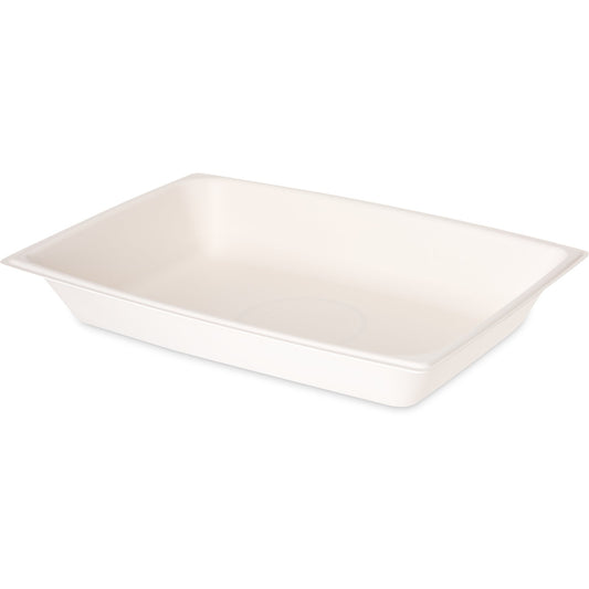 Dinex DXHH8 12 oz. White One Compartment Rectangular Entree (1000/cs)