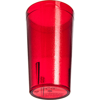 Carlisle 521210 12 oz Ruby SAN Stackable Plastic Tumbler