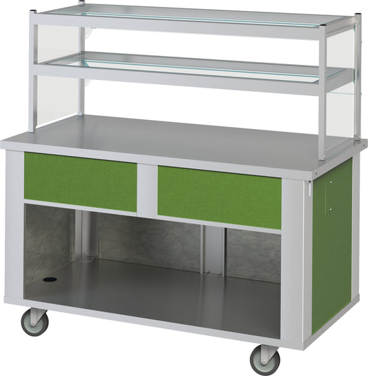 Dinex DXP2ST 35" L x 30" W x 36" H Stainless Steel DineXpress Solid Top Counter