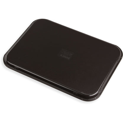 Dinex DX1089M44 15" x 20" Graphite Grey Flat Glasteel Tray