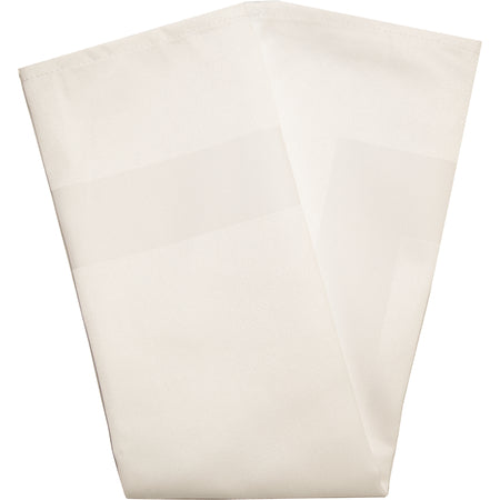 Snap Drape 54682222NH770 22" x 22" Cream Milan Satin Band Napkin
