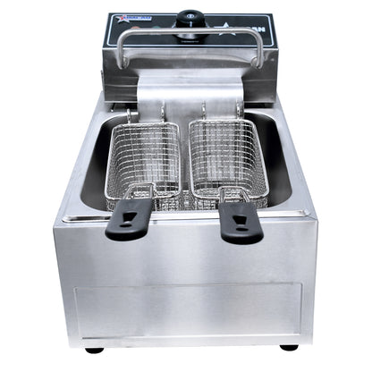 Omcan 34867 6 Qt (7 Liters) Electric Single Countertop Fryer