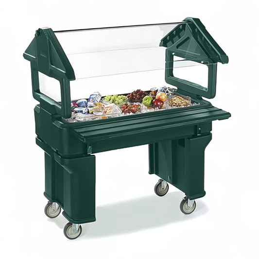 Carlisle 660508 4' x 2' x 4.2' Forest Green Six Star Portable with Legs Only