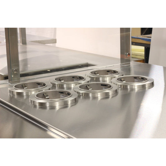 Dinex DXPCUT5 5-Well DineXpress Cut-Out for Drop-In Dispensers