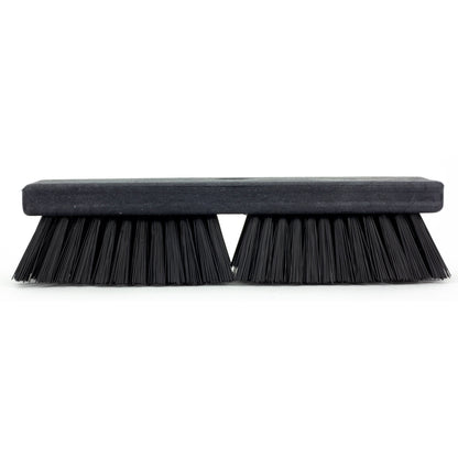Carlisle 41722EC03 10" Black Sparta Color Coded Deck Scrub Brush