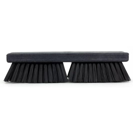 Carlisle 41722EC03 10" Black Sparta Color Coded Deck Scrub Brush