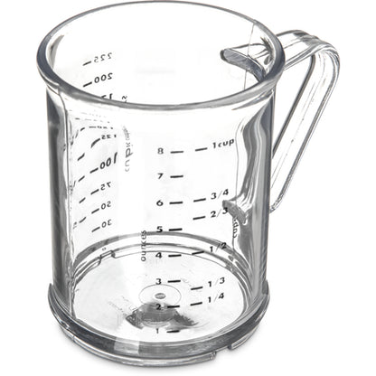 Carlisle 431507 1 cup/8 oz Clear Polycarbonate Measuring Cup