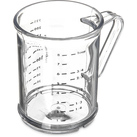 Carlisle 431507 1 cup/8 oz Clear Polycarbonate Measuring Cup