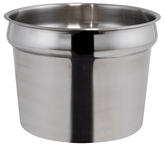 Winco INS-11.0M 11 Qt. Stainless Steel Inset