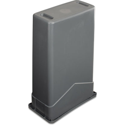Carlisle 34202323 23 Gallon Gray Rectangle Polyethylene TrimLine Waste Container